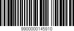 Código de barras (EAN, GTIN, SKU, ISBN): '9900000145910'