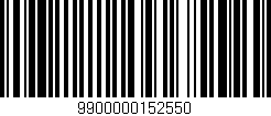Código de barras (EAN, GTIN, SKU, ISBN): '9900000152550'