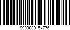 Código de barras (EAN, GTIN, SKU, ISBN): '9900000154776'