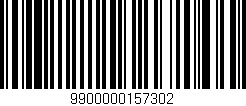 Código de barras (EAN, GTIN, SKU, ISBN): '9900000157302'