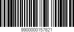 Código de barras (EAN, GTIN, SKU, ISBN): '9900000157821'