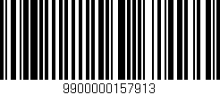 Código de barras (EAN, GTIN, SKU, ISBN): '9900000157913'