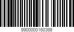 Código de barras (EAN, GTIN, SKU, ISBN): '9900000160388'