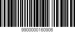 Código de barras (EAN, GTIN, SKU, ISBN): '9900000160906'