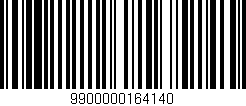 Código de barras (EAN, GTIN, SKU, ISBN): '9900000164140'