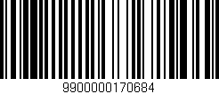 Código de barras (EAN, GTIN, SKU, ISBN): '9900000170684'