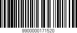 Código de barras (EAN, GTIN, SKU, ISBN): '9900000171520'
