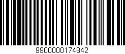 Código de barras (EAN, GTIN, SKU, ISBN): '9900000174842'