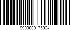 Código de barras (EAN, GTIN, SKU, ISBN): '9900000176334'
