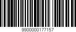 Código de barras (EAN, GTIN, SKU, ISBN): '9900000177157'