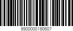 Código de barras (EAN, GTIN, SKU, ISBN): '9900000180607'