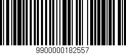 Código de barras (EAN, GTIN, SKU, ISBN): '9900000182557'