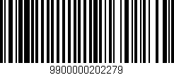 Código de barras (EAN, GTIN, SKU, ISBN): '9900000202279'