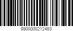 Código de barras (EAN, GTIN, SKU, ISBN): '9900000212483'