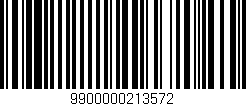 Código de barras (EAN, GTIN, SKU, ISBN): '9900000213572'