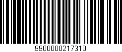 Código de barras (EAN, GTIN, SKU, ISBN): '9900000217310'