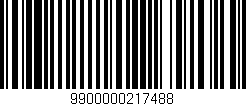 Código de barras (EAN, GTIN, SKU, ISBN): '9900000217488'