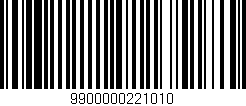 Código de barras (EAN, GTIN, SKU, ISBN): '9900000221010'