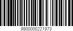 Código de barras (EAN, GTIN, SKU, ISBN): '9900000221973'