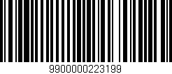 Código de barras (EAN, GTIN, SKU, ISBN): '9900000223199'