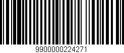 Código de barras (EAN, GTIN, SKU, ISBN): '9900000224271'