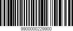 Código de barras (EAN, GTIN, SKU, ISBN): '9900000229900'