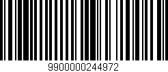 Código de barras (EAN, GTIN, SKU, ISBN): '9900000244972'