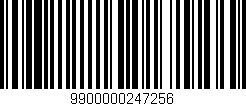 Código de barras (EAN, GTIN, SKU, ISBN): '9900000247256'