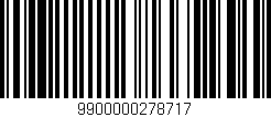 Código de barras (EAN, GTIN, SKU, ISBN): '9900000278717'