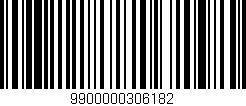 Código de barras (EAN, GTIN, SKU, ISBN): '9900000306182'