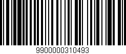 Código de barras (EAN, GTIN, SKU, ISBN): '9900000310493'
