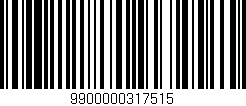 Código de barras (EAN, GTIN, SKU, ISBN): '9900000317515'