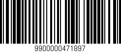 Código de barras (EAN, GTIN, SKU, ISBN): '9900000471897'