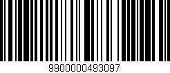 Código de barras (EAN, GTIN, SKU, ISBN): '9900000493097'