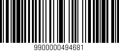 Código de barras (EAN, GTIN, SKU, ISBN): '9900000494681'