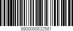 Código de barras (EAN, GTIN, SKU, ISBN): '9900000532581'
