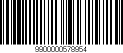 Código de barras (EAN, GTIN, SKU, ISBN): '9900000578954'