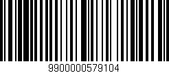 Código de barras (EAN, GTIN, SKU, ISBN): '9900000579104'
