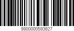 Código de barras (EAN, GTIN, SKU, ISBN): '9900000593827'