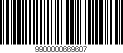 Código de barras (EAN, GTIN, SKU, ISBN): '9900000669607'