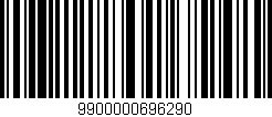 Código de barras (EAN, GTIN, SKU, ISBN): '9900000696290'