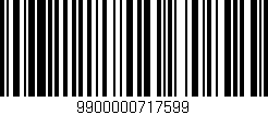 Código de barras (EAN, GTIN, SKU, ISBN): '9900000717599'