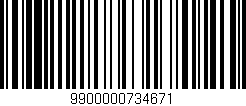 Código de barras (EAN, GTIN, SKU, ISBN): '9900000734671'