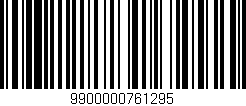 Código de barras (EAN, GTIN, SKU, ISBN): '9900000761295'