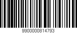 Código de barras (EAN, GTIN, SKU, ISBN): '9900000814793'