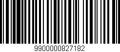 Código de barras (EAN, GTIN, SKU, ISBN): '9900000827182'
