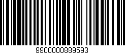 Código de barras (EAN, GTIN, SKU, ISBN): '9900000889593'