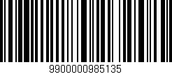 Código de barras (EAN, GTIN, SKU, ISBN): '9900000985135'