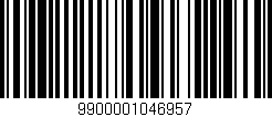 Código de barras (EAN, GTIN, SKU, ISBN): '9900001046957'