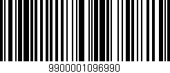 Código de barras (EAN, GTIN, SKU, ISBN): '9900001096990'